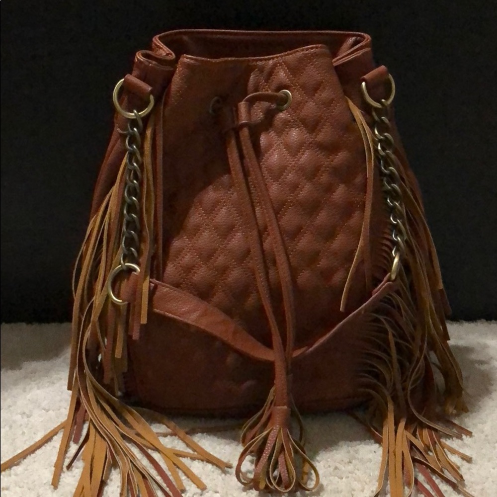 Steve Madden Bucket Bag w/ Fringe